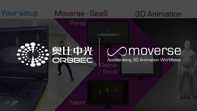 案例 | 加速真人动捕3D动画生成，希腊Moverse与bg大游3D相机的新玩法